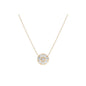 Flower Shape Diamond Pendant