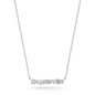 Mixed Shape Diamond Bar Necklace