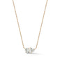 2 Stone Diamond Necklace