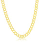 Sterling Silver 6mm Cuban Chain - Gold Plated