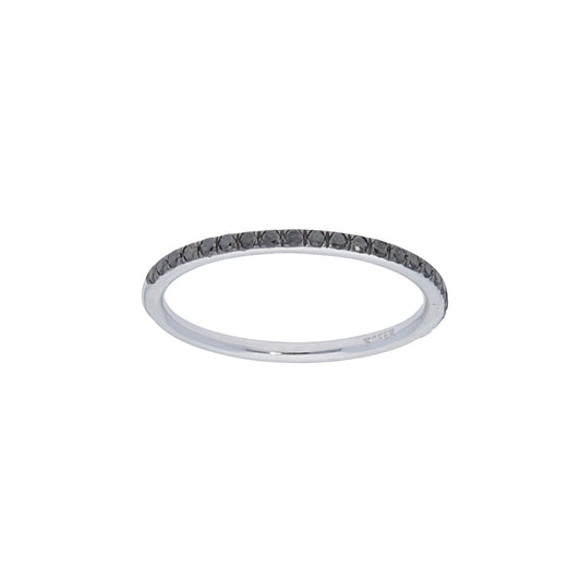 1/2 Way Around Black Diamond Stackable Band