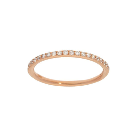 1/2 Way Around Diamond Stackable Band