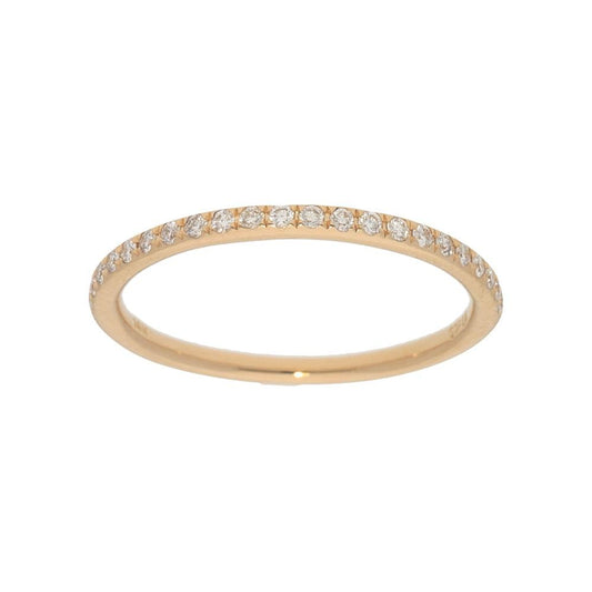 1/2 Way Around Diamond Stackable Band