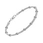 Sterling Silver Tight Coil w/Silver Beads Bracelet