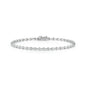 Bezel Set Diamond and Beaded Bracelet