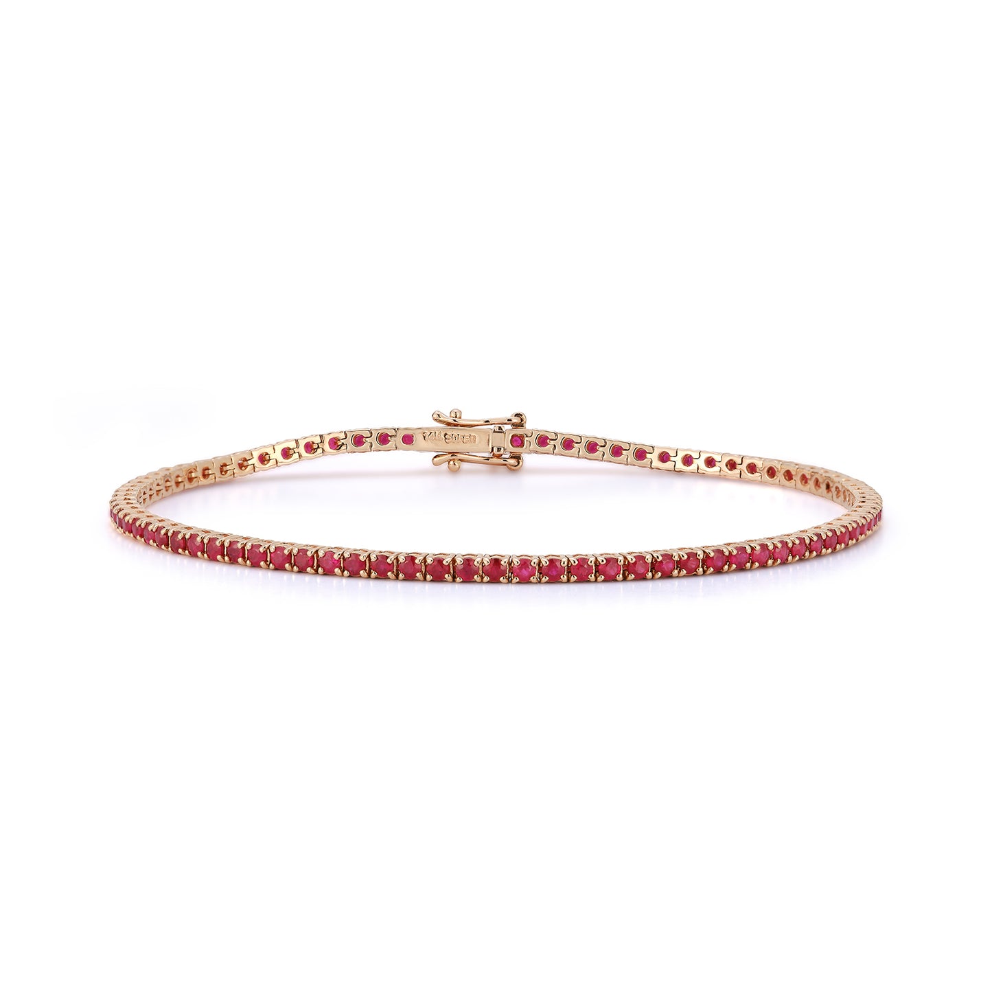 Ruby Tennis Bracelet