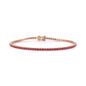 Ruby Tennis Bracelet