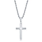Stainless Steel Polished Cross Necklace