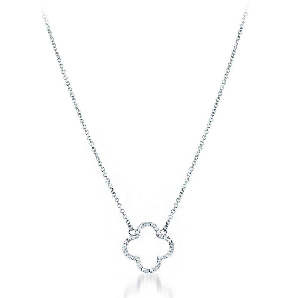 Diamond Clover Necklace