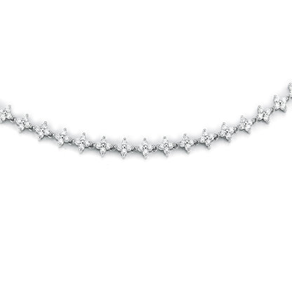 4 Diamond Cluster Choker