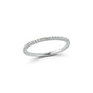 1/2 Way Around Diamond Stackable Band