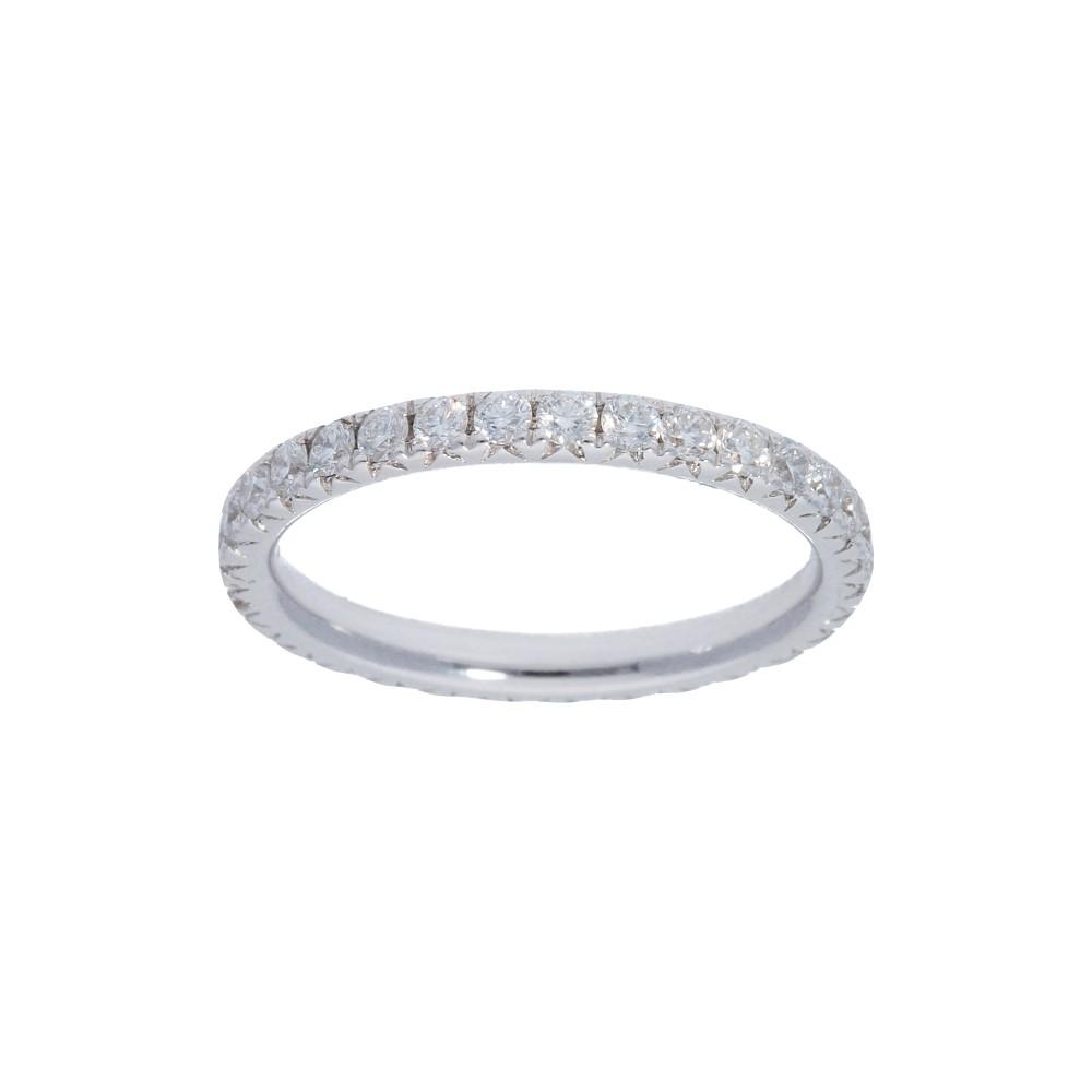 1/2 Way Around Diamond Stackable Band