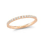 1/2 Way Around Diamond Stackable Band