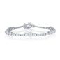 Sterling Silver Graduating CZ Tennis Bracelet